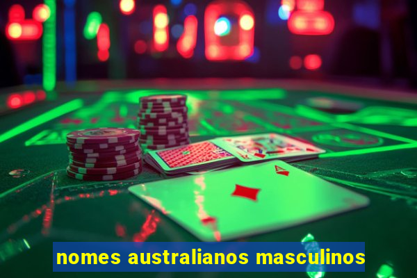 nomes australianos masculinos